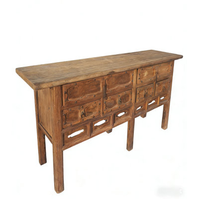 Carved Early 19th Century Elm Console