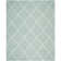 Rodgers Hand Woven Flat Weave Wool/Cotton Geometric Rug in Blue