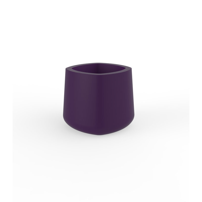 Ulm Pot Planter, Anthracite, 23.5" H x 26.75" W x 26.75" D