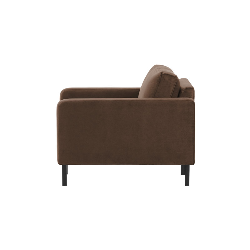 Jacquoline Upholstered Armchair, Brown
