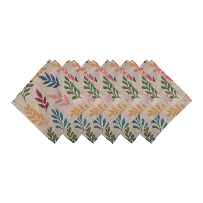 Ensemble de 6 serviettes Springtime Blooms