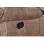 Canapé modulaire inclinable manuel en nubuck deux tons Dollum avec console USB et porte-gobelet-1459955020