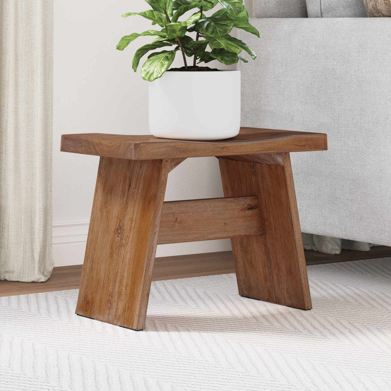 Solid Wood Accent Stool