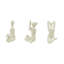 Ensemble de sculpture abstraite Yoga Pose