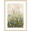 «Blue Blossoms in Gentle Meadow» par Alex Black, impression sur bois encadrée-716642122-716642124