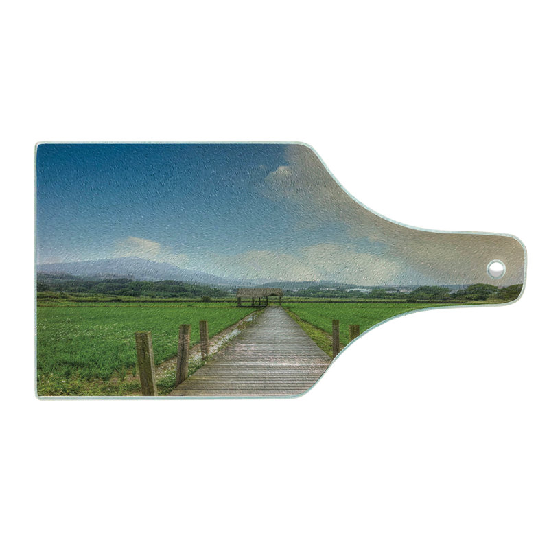 Planche à découper en verre trempé Ambesonne