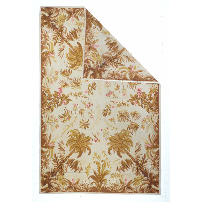 Wool Floral Area Rug