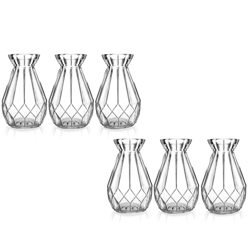 Bajrush Glass Table Vase, Clear
