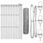 Vidaxl Fence With Posts PVC-Coated Steel-116798123-116798126