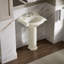 Devonshire® Ceramic 24" Pedestal Bathroom Sink with Overflow-985612935