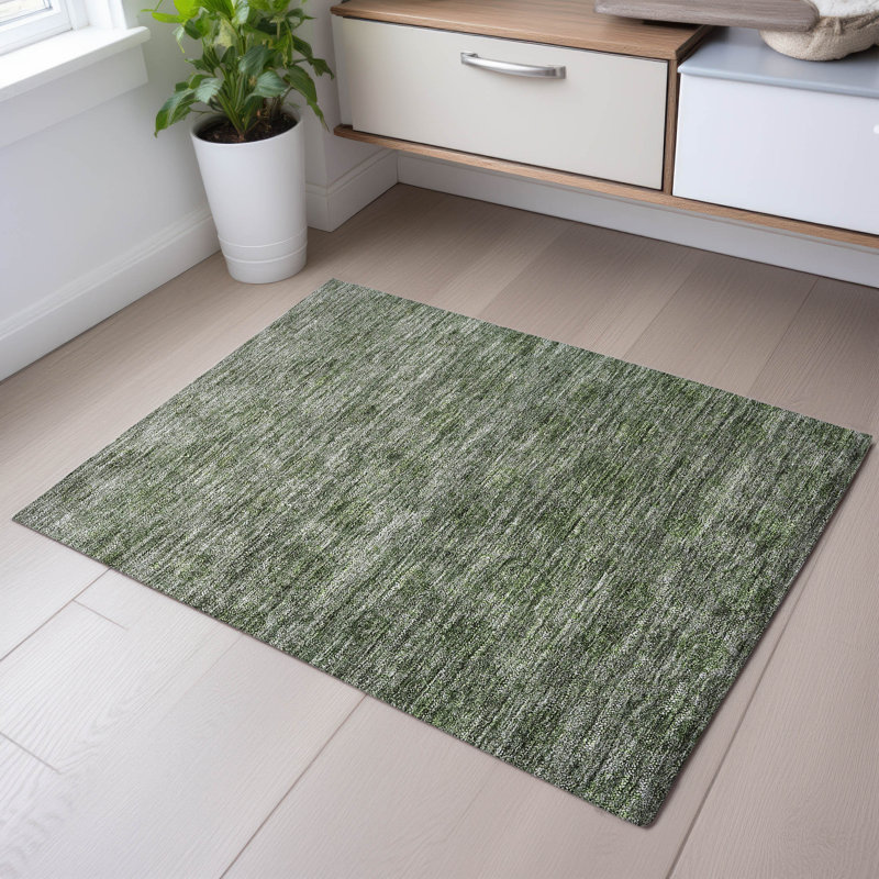 Premium Machine Washable Melvin AMF1170 Global Rug, Rectangle 1'8" x 2'6"