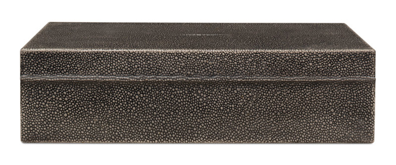 Gatsburg Handmade Decorative Box, Gray