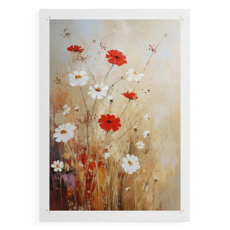 Série FLORAL - Impression sur toile seulement - NON CADRE