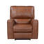 Ensemble de salon inclinable en cuir véritable 3 pièces Azyah-98582785