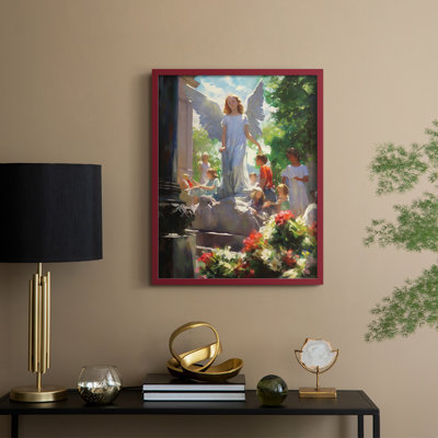 Religious Series CDLXII, reproduction encadrée - bois massif