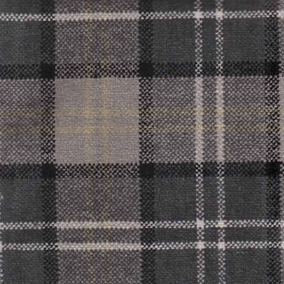 Grey Tartan Chaise Longue