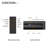 Aucuba Black Electric Fireplace with 4500 BTU