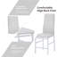Aireona 45cm H Upholstered Metal Parsons Chair-2106579320-2106579322