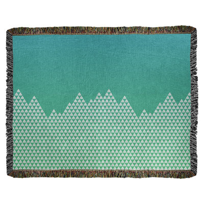 Couverture en coton tissé mountain Katelyn Elizabeth