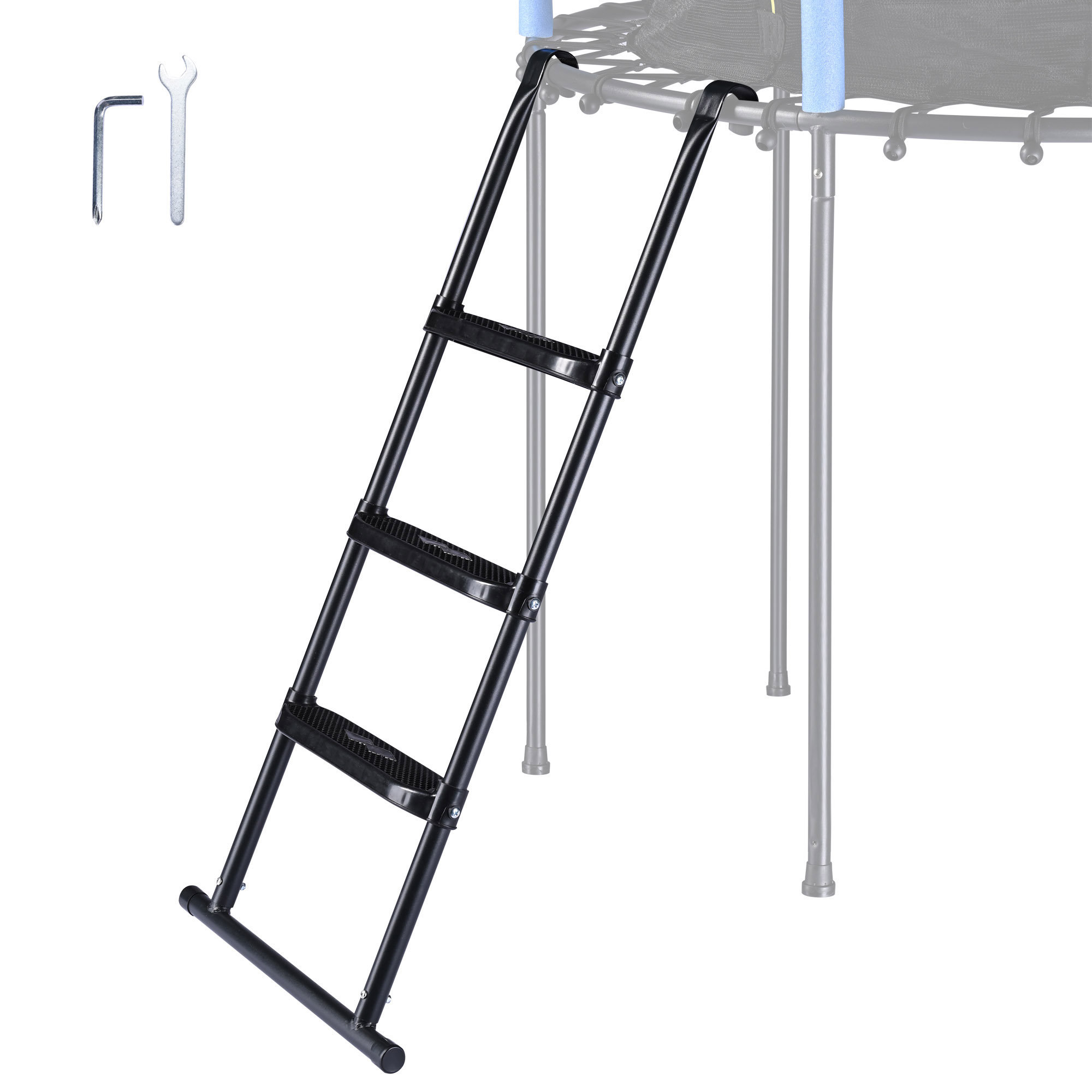 Yescom Yescom Universal Fit 43.31'' Metal Ladder | Wayfair