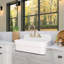 Ceramic 30" L x 22" W Farmhouse Kitchen Sink