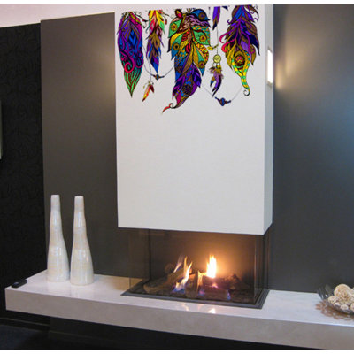 Adhésif décoratif plumes