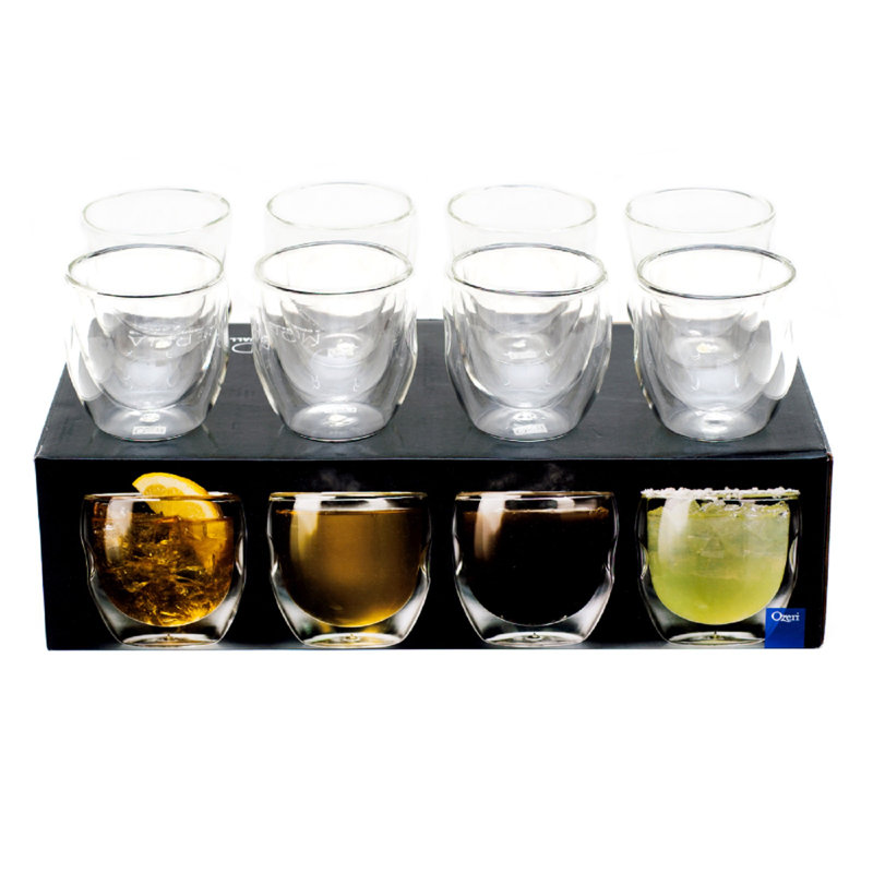 Verres à boissons à double paroi Moderna Artisan Series, 8, 8 oz liq.
