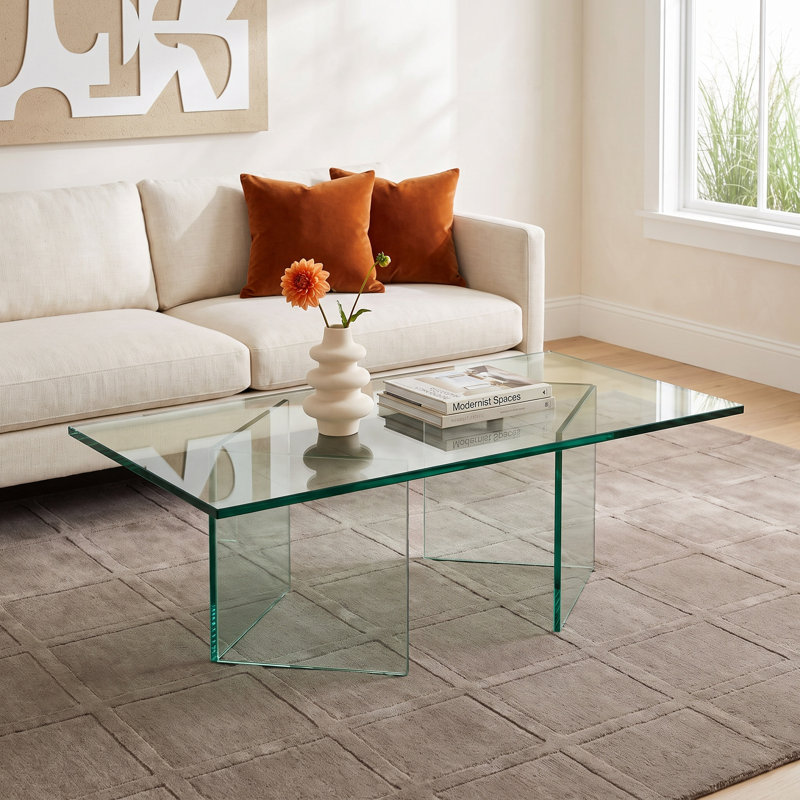 Meri Glass Single Coffee Table