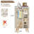 5 Cube Bookshelf 3-Tier Bookcase With Legs,Book Shelf Cute Storage Organizer,Free Standing Open Toy Shelves Wood Bookshelves,Display Bookcases For Bedroom,Living Room-18938605