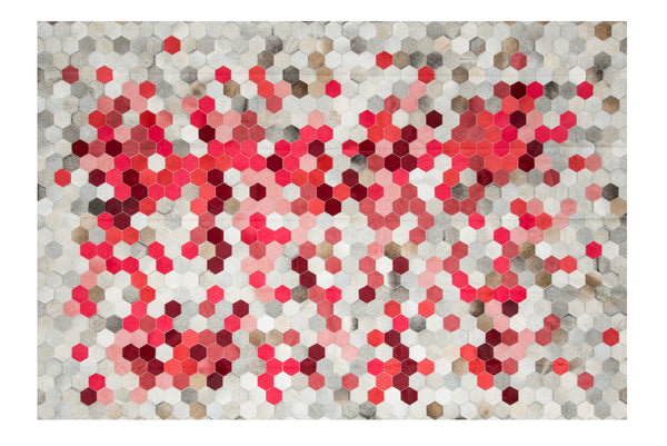 Angulo Cowhide Geometric Area Rug, Rectangle 10' x 14'