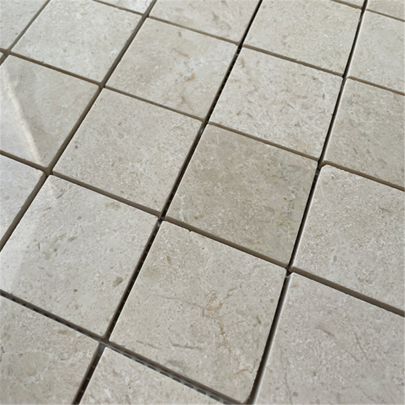 Carreau de mosaïque en marbre 12 po x 12 po