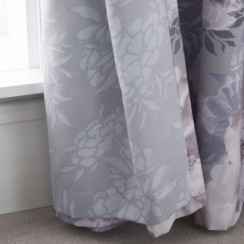 Dramatic Floral Curtains, Width 229 x Drop 229cm