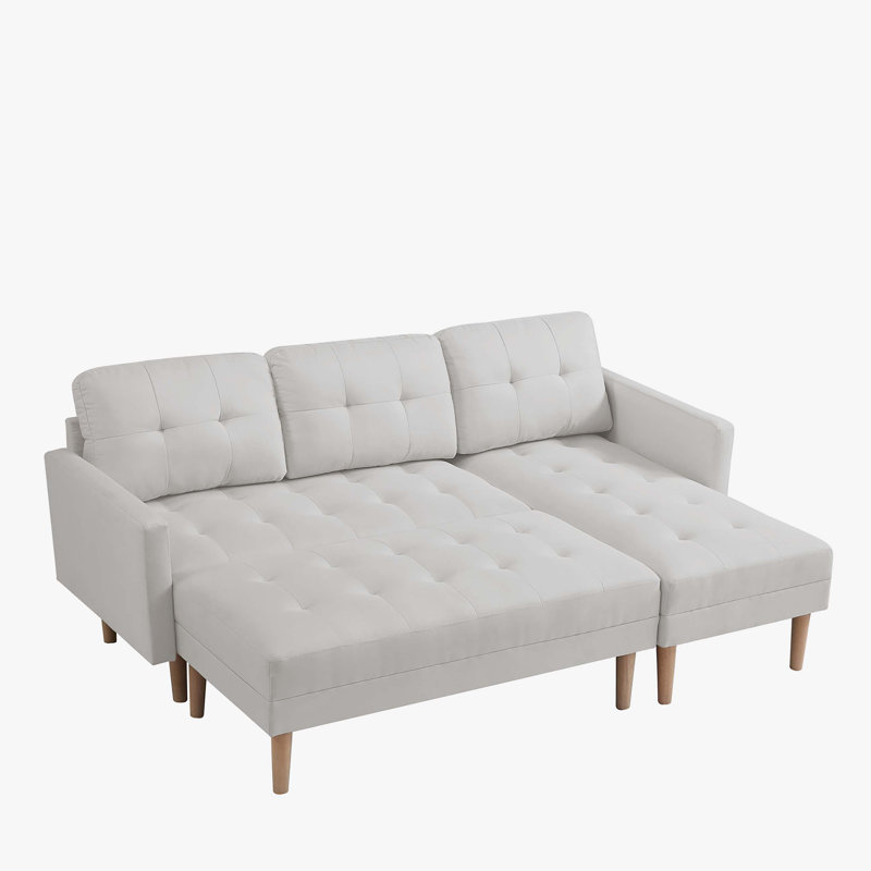 CastillyModern Castilly 80.71'' Square Arm Sofa BedSet