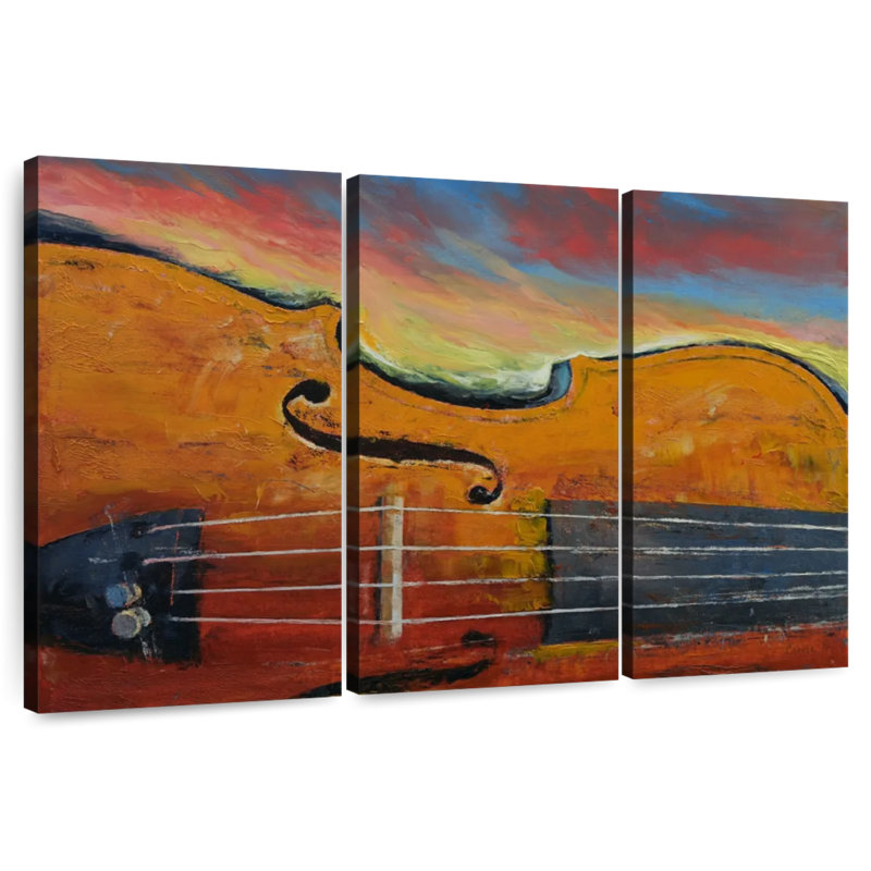 Abarca A Violin, 24" H x 38" W