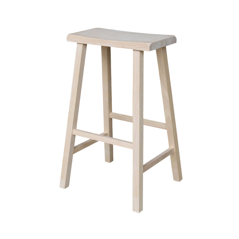 Creations Sawhorse Bar Stool, Unfinished, Bar Stool (29" Seat Height)