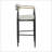 Faux Leather Counter Height Barstools,Set Of 2