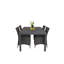 Geir 4 Seater Dining Set with Cushions