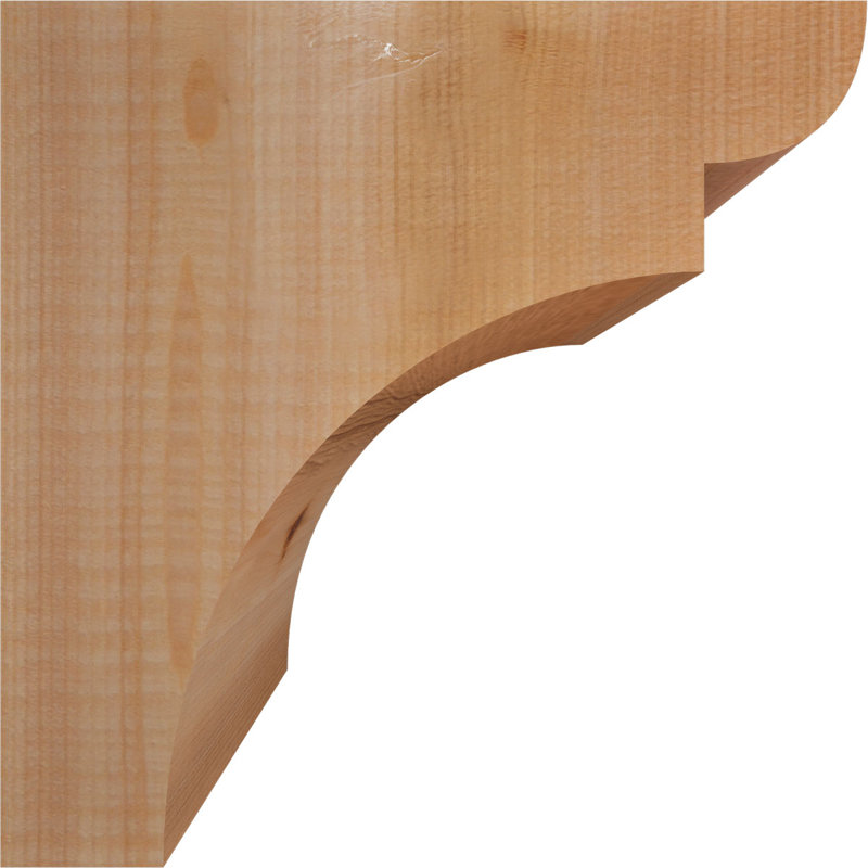 Yorktown Corbel, H 8 po x l 5,5 po x P 8 po, Cèdre rouge, Lisse