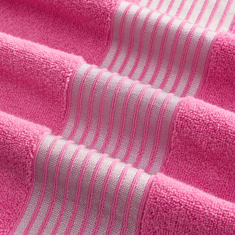Juicy Couture Melissa Bath Towels, 2-Bath Towels, 2-Hand Towels, and 2-Washcloths, Hot Pink