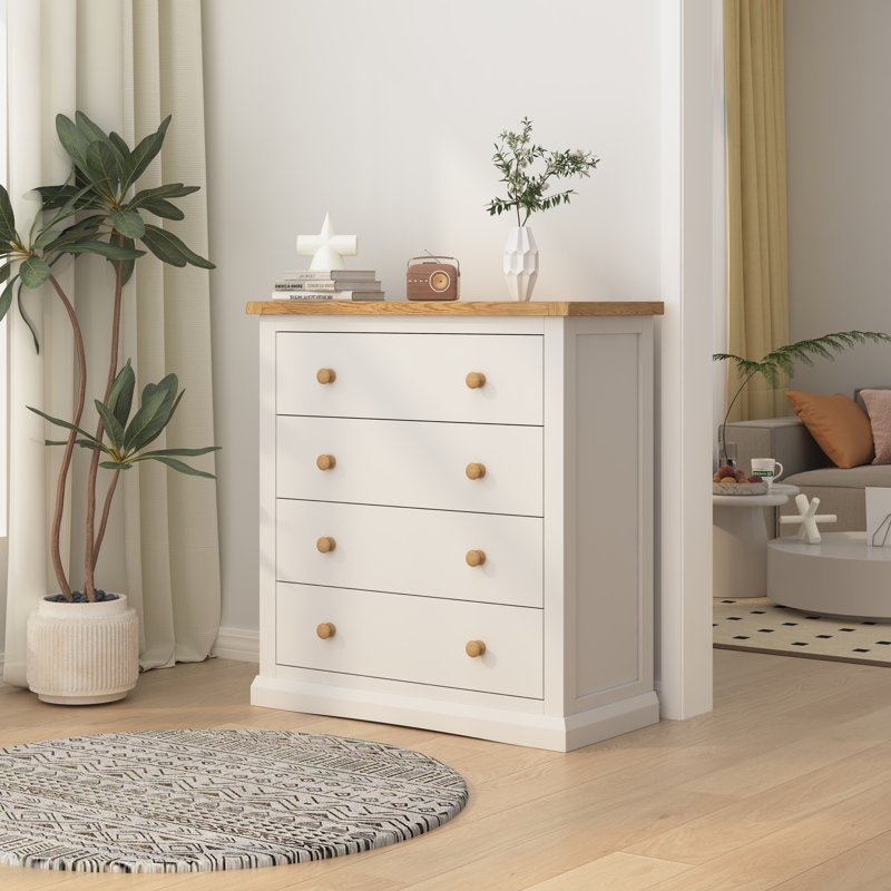 90 cm W Chest of 4 Drawers