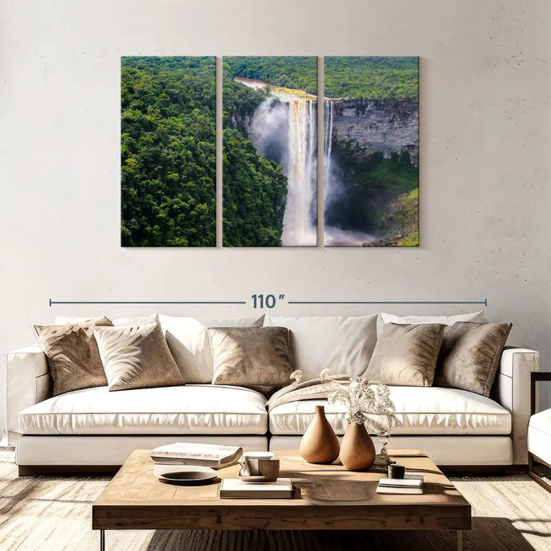 Alvord Kaieteur Falls, H 48 po x l 74 po