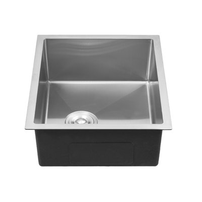 Belfry Kitchen 44mm W Single Bowl Stainless Steel Kitchen Sink