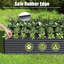 Boîte à fleurs spacieuse en acier galvanisé pour le jardinage de légumes et de fleurs