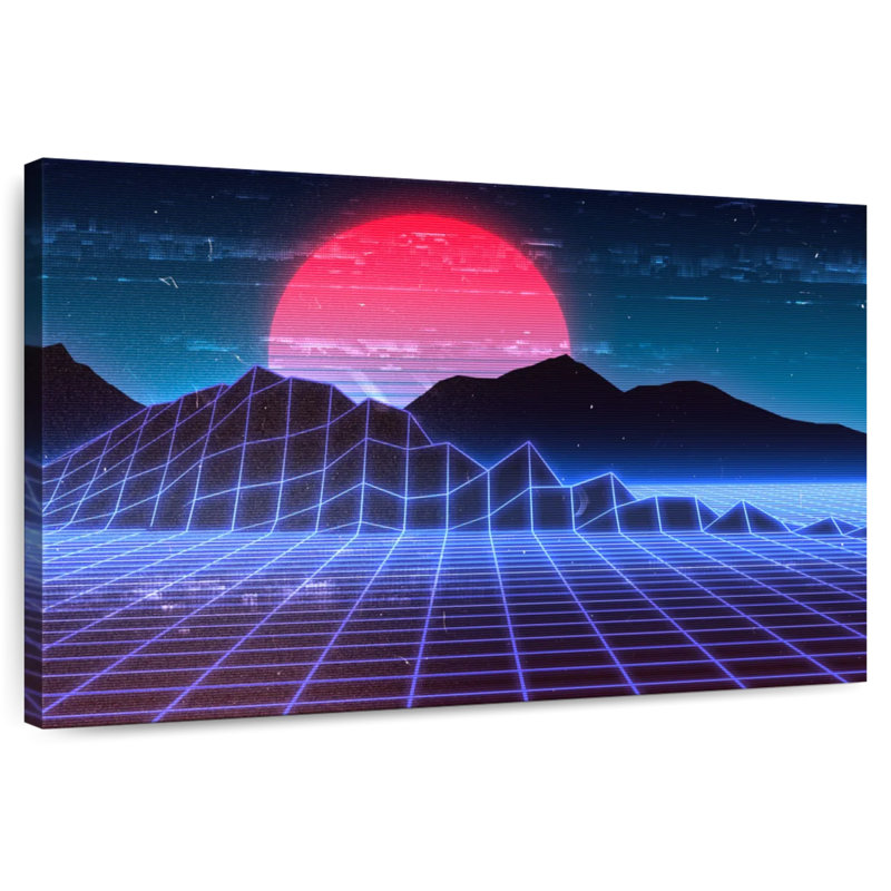 Kelan Digital Sunset, 16" H x 24" W
