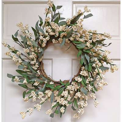 Handcrafted Faux Silk 18'' Wreath