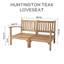 Huntington Outdoor 2 - Seat Loveseat-44822298