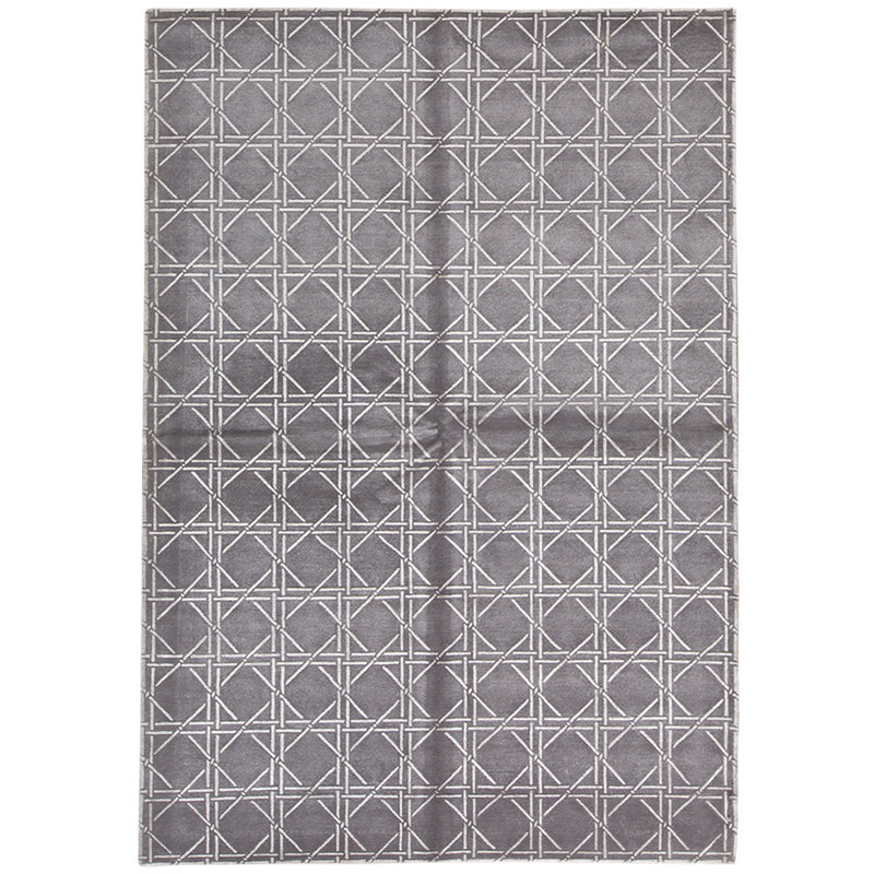 Tibetan Hand Woven Wool Geometric Area Rug
