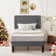 Auxter Bed Frame with Height Adjustable Upholstered Headboard