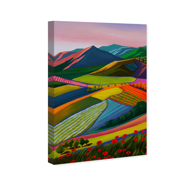 «My Bright Beautiful View», reproduction d'impression sur toile, H 30 po x l 20 po x P 1,5 po, Toile tendue