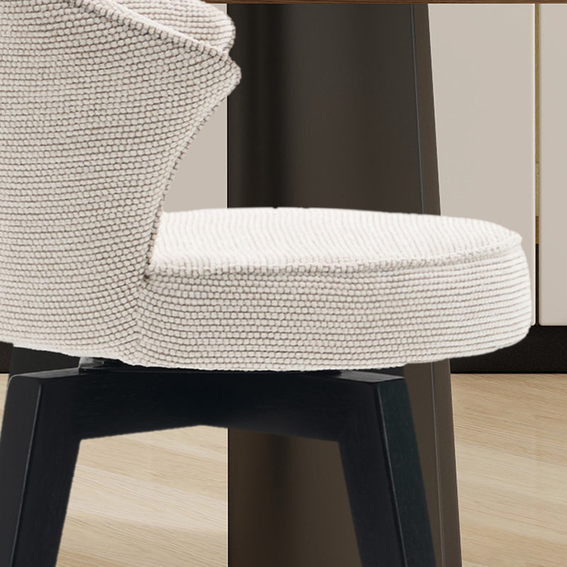 Upholstered Counter&Bar Stool(Set Of 2), White